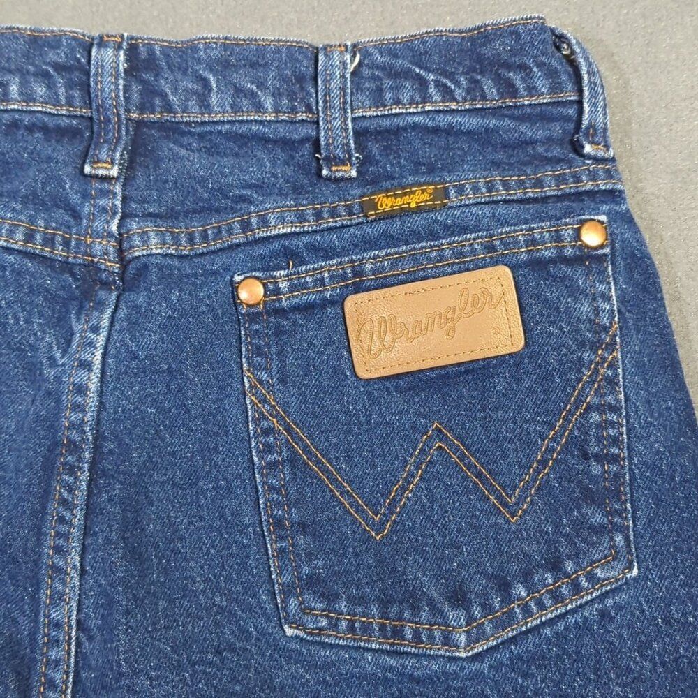 Wrangler Jeans Men's 33x34 Fits 30x33 Blue 937STR Slim Fit